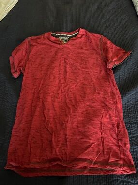 Casual Red Short Sleeve Men’s Tee - Company Brand